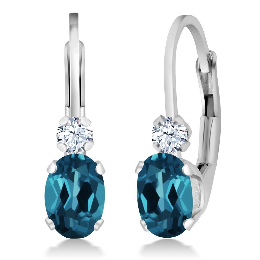 Drop Leverback Earrings for Women | 925 Sterling Silver |